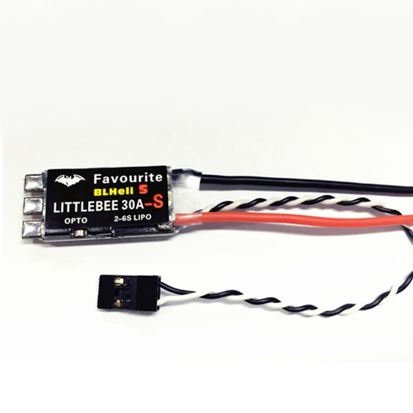 Favourite FVT LittleBee 30A-S ESC BLHeli_S OPTO 2-6S Supports Mulitshot Oneshot42 OneShot125 