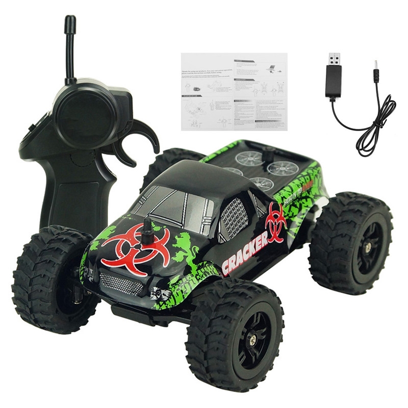 9115M 1/32 2.4G 4CH Mini High Speed Radio RC Racing Car Rock Crawler Off-Road Truck Toys