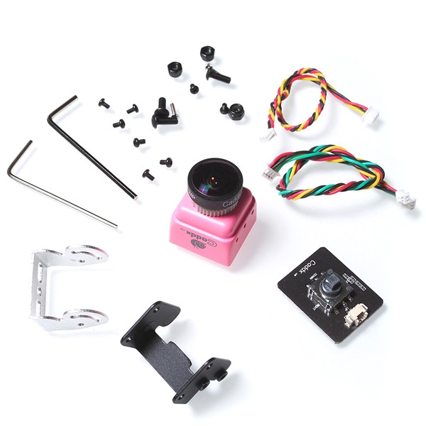 CADDX Turbo F1 1/3 CMOS 2.0mm 1200TVL NTSC/PAL Switchable 16:9/4:3 FPV Camera Yellow/Green/Pink