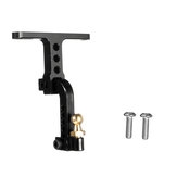 Adjustable Aluminum Tow Trailer Hitch For Axial SCX10 RC4WD Crawler Car Black #C Parts