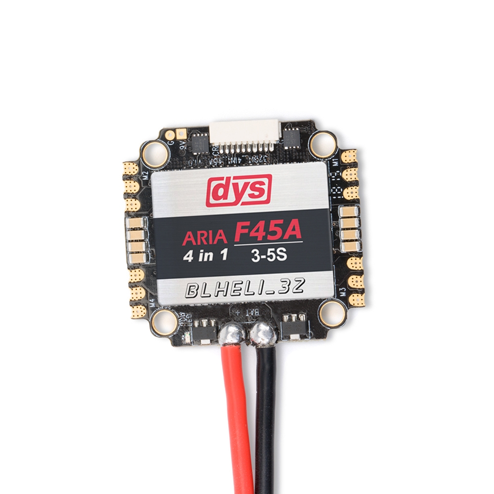 DYS ARIA F45A 45A Blheli_32 4 in 1 3-5S Dshot1200 Ready 5V/3A 9V/1.5A FPV Racing Brushless ESC