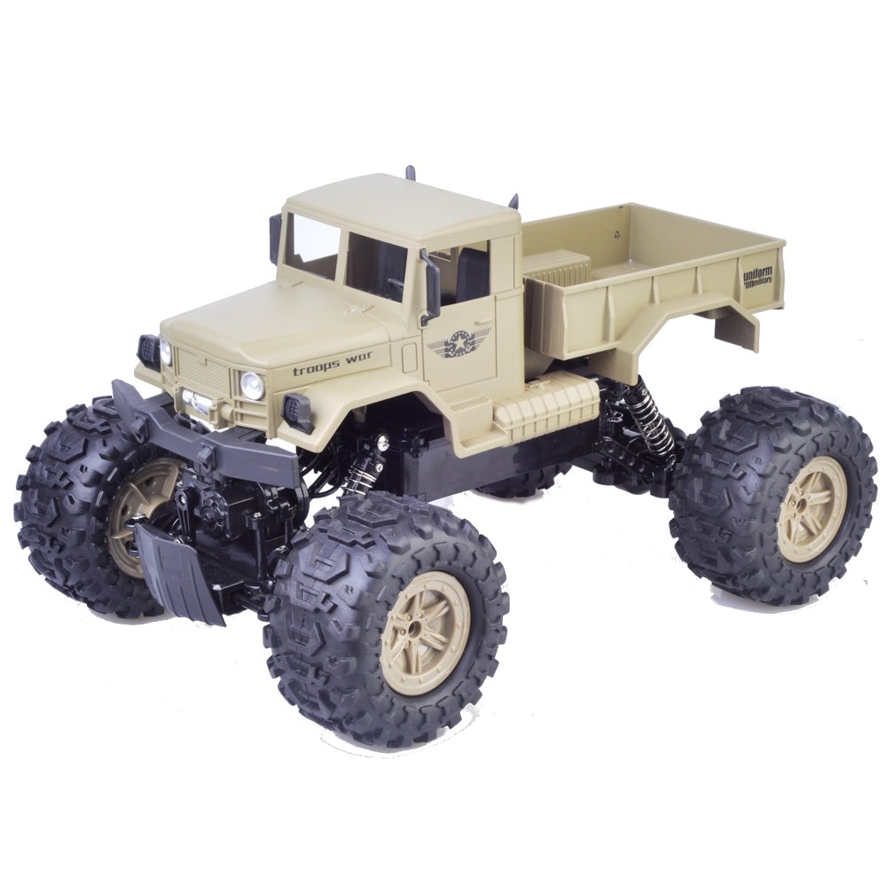 ZEGAN ZGC1231W 1/12 2.4G 4WD 40cm Rc Car Amphibious Waterproof Crawler Military Desert Truck RTR Toy