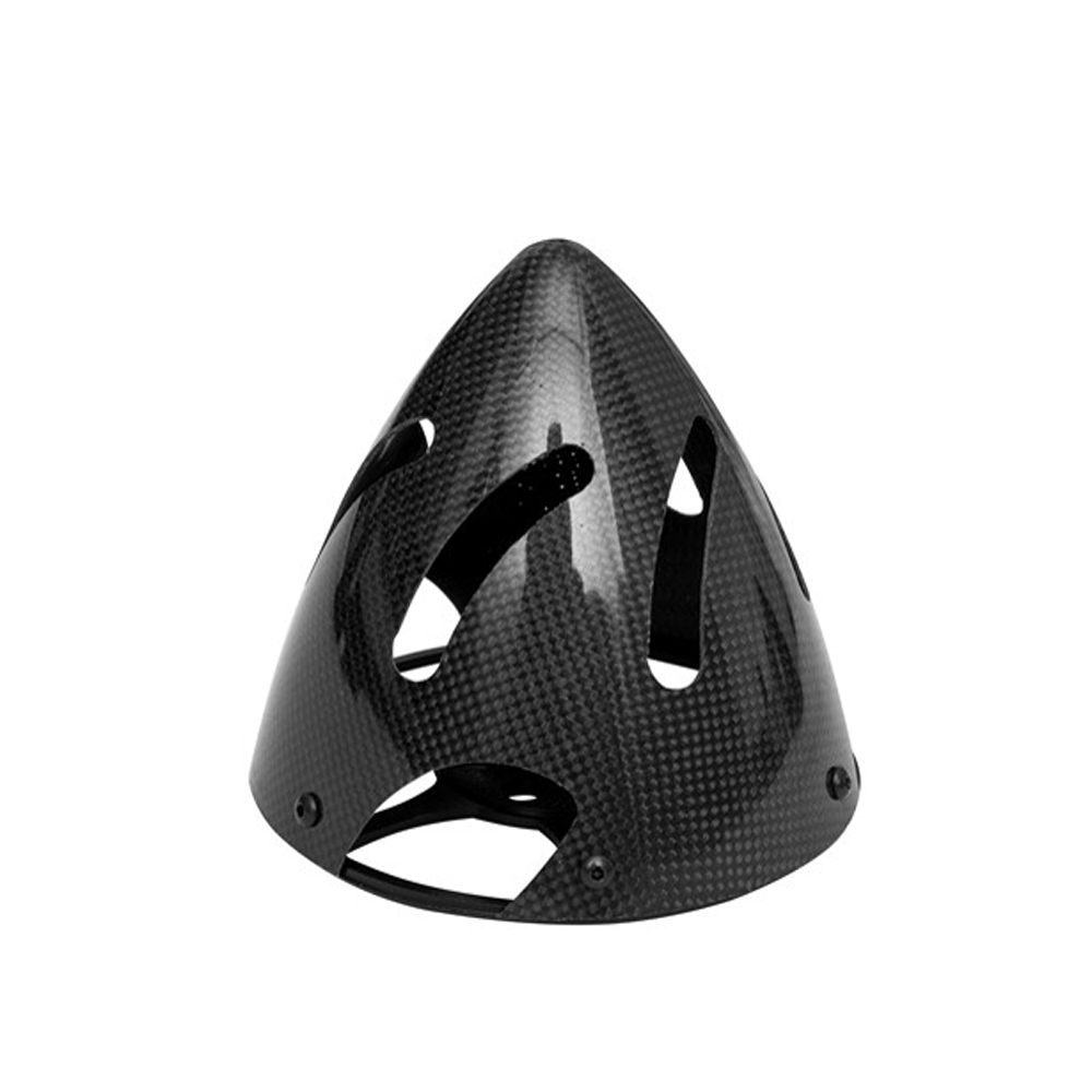 Gemfan Carbon Fiber Hollow Aluminum Base Three-leaf Cowling Fairing 82mm for RC Airplane