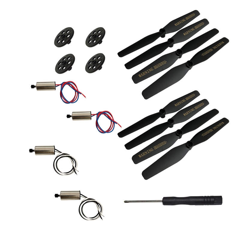 VISUO XS812 GPS RC Quadcopter Spare Parts Crash Pack Propeller Prop & Motor & Gear & Screwdriver