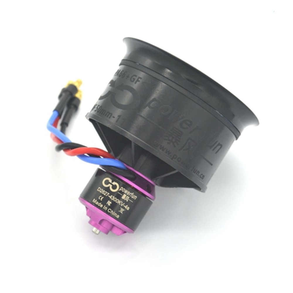 HTIRC 50mm 11 Blades Ducted Fan EDF Unit With 4S D2627 4300KV Brushless Motor For RC Airplane