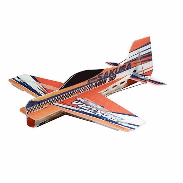 SAKURA 417mm Wingspan 3D Aerobatic EPP Micro RC Airplane Orange KIT