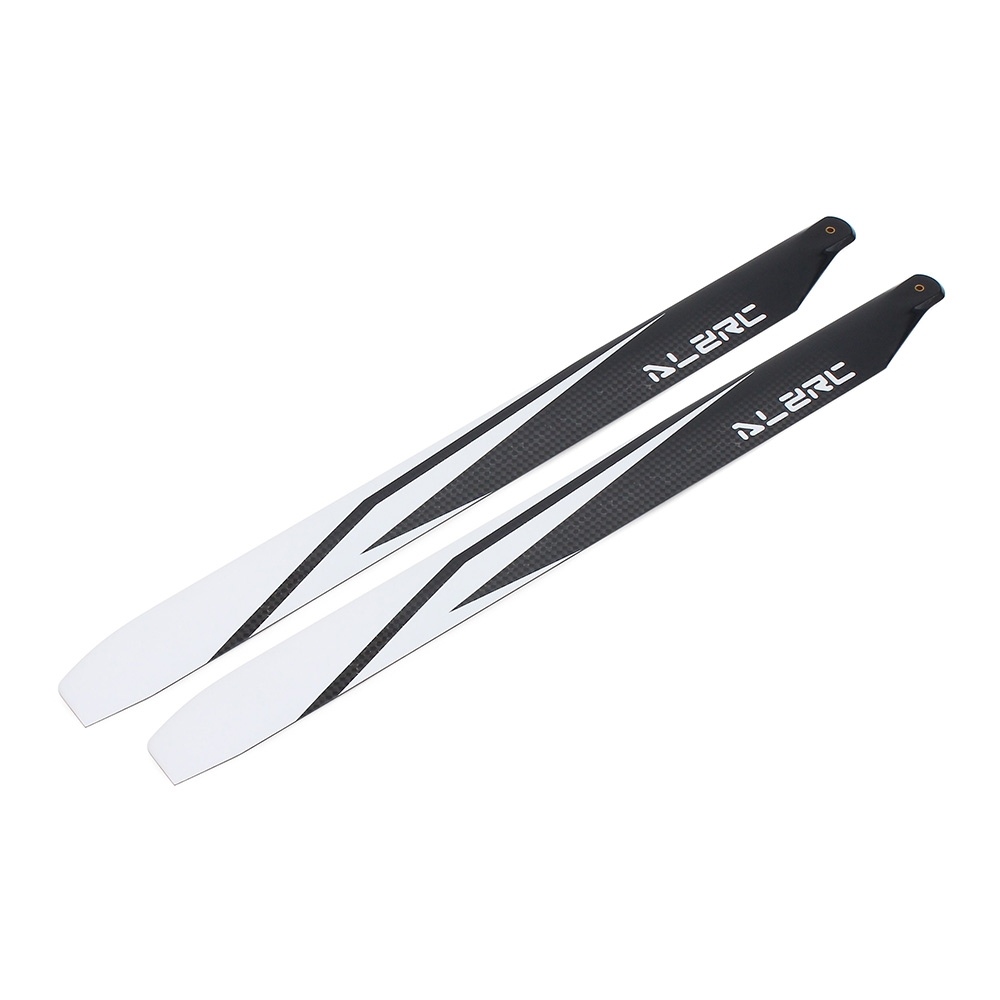 1Pair ALZRC Devil 380 FAST RC Helicopter Parts 380mm 3K Carbon Fiber Main Blade