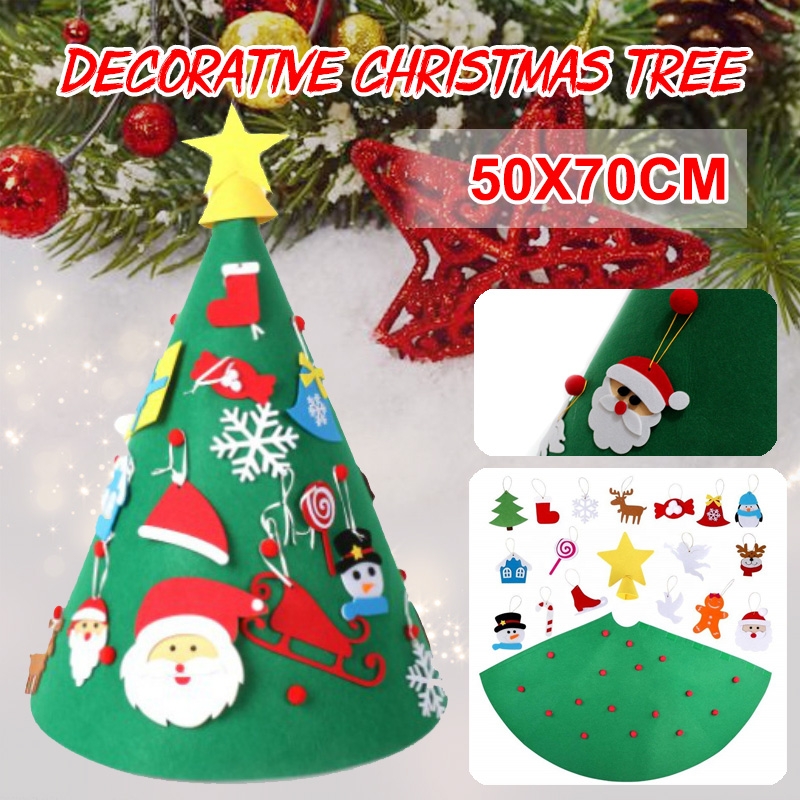 Christmas Hat Decoration Tree Handmade DIY Three-dimensional Christmas Gift