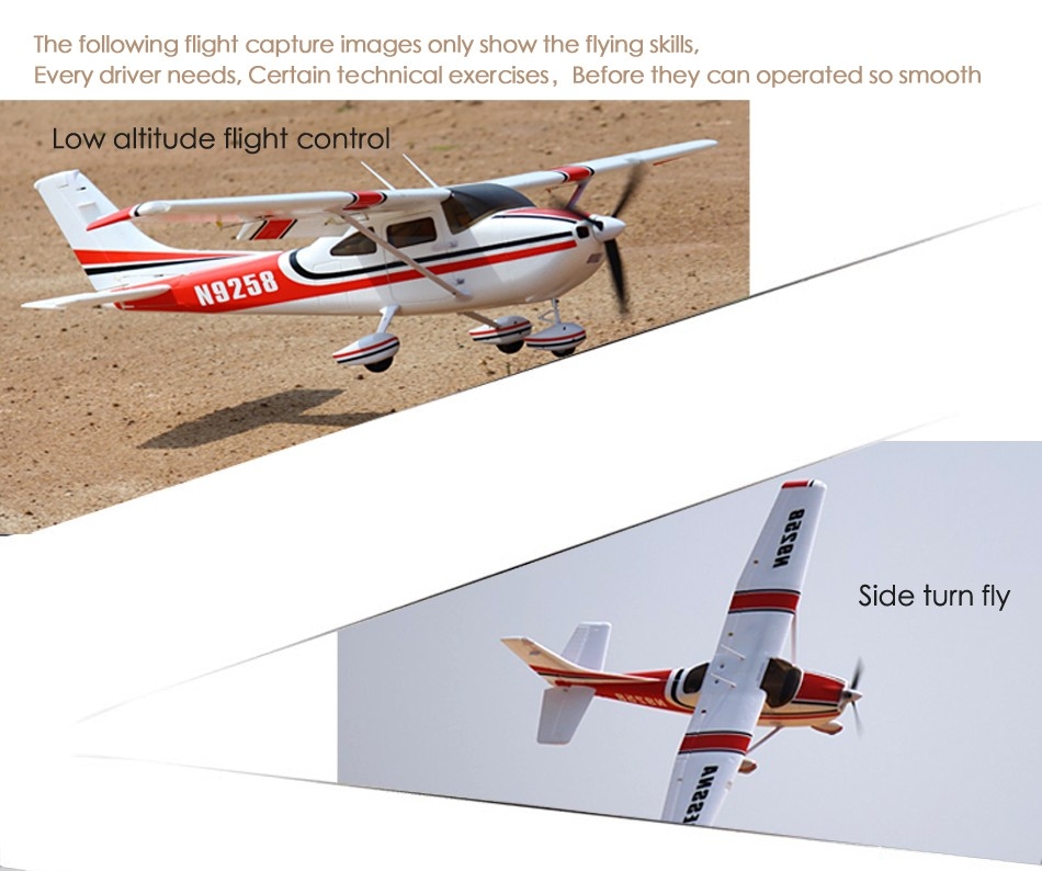 Hookll Cessna 182 1400mm Wingspan EPO RC Airplane KIT/PNP Aircraft Scale Plane Zoomed Fixed Wing