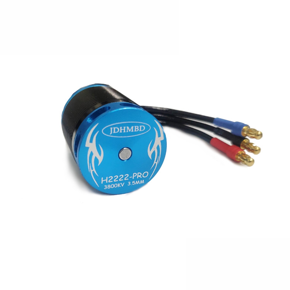 JDHMBD MT-001 H2222-PRO 2-4S 3800KV 3.5mm Output Shaft Brushless Motor For 450/450L/480/X360 RC Helicopter