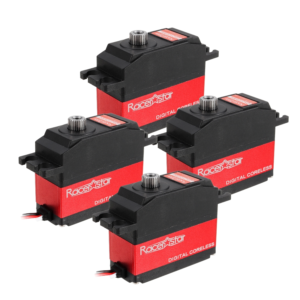 4PCS Racerstar DS2506MG 120° 6.6KG Coreless Digital Servo For 550 RC Helicopter Swashplate RC Airplane