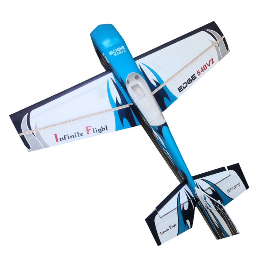 Future Model Edge 540T V2 15E 965mm 38 Inch Wingspan PP 3D Aerobatic RC Airplane KIT-Blue