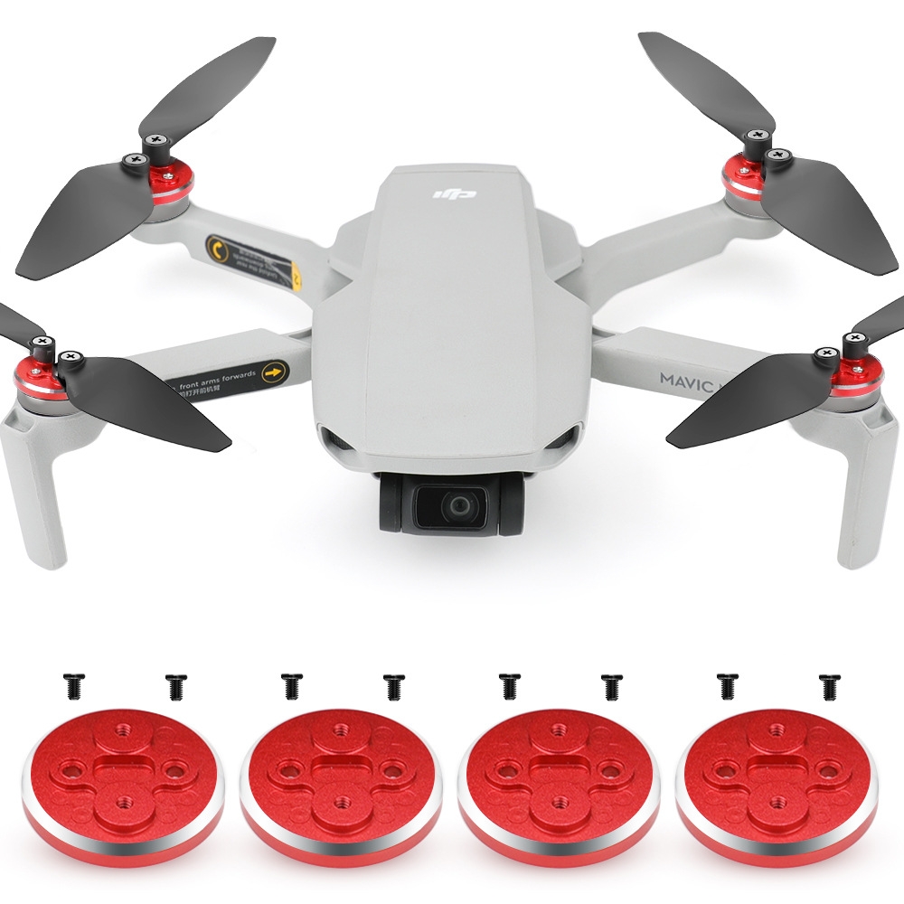 New Upgrade Motor Cover Aluminum Alloy Engine Protective Cover 4Pcs for DJI Mavic Mini RC Drone