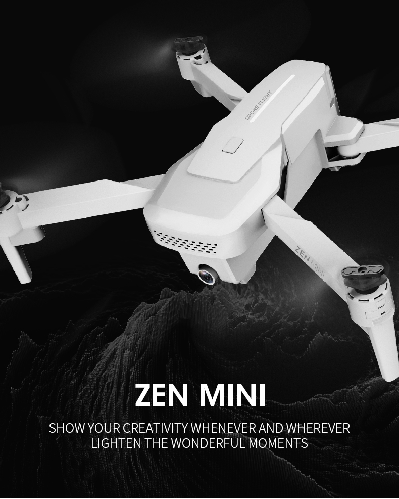 VISUO XS818 ZEN Mini GPS 5G WIFI FPV With 4K HD Electronic Anti-shake Camera Optical Flow Positioning RC Drone Quadcopter RTF