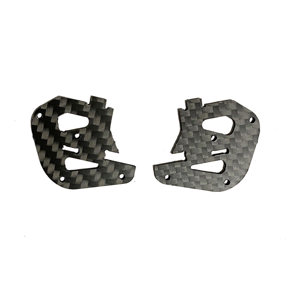 2 PCS Dragon Frog 3 Inch 139mm Frame Kit Spare Part 1.5mm Camera Side Plate Carbon Fiber