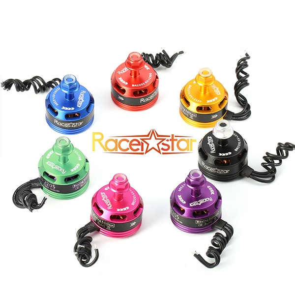 Racerstar Racing Edition 2205 BR2205 2300KV 2-4S Brushless Motor CW/CCW Green For QAV250 ZMR250 260 