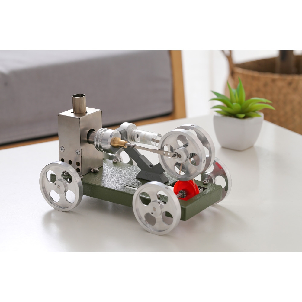 DIY Stirling Engine Full Metal Car Assembly Model Toys Educational Toys