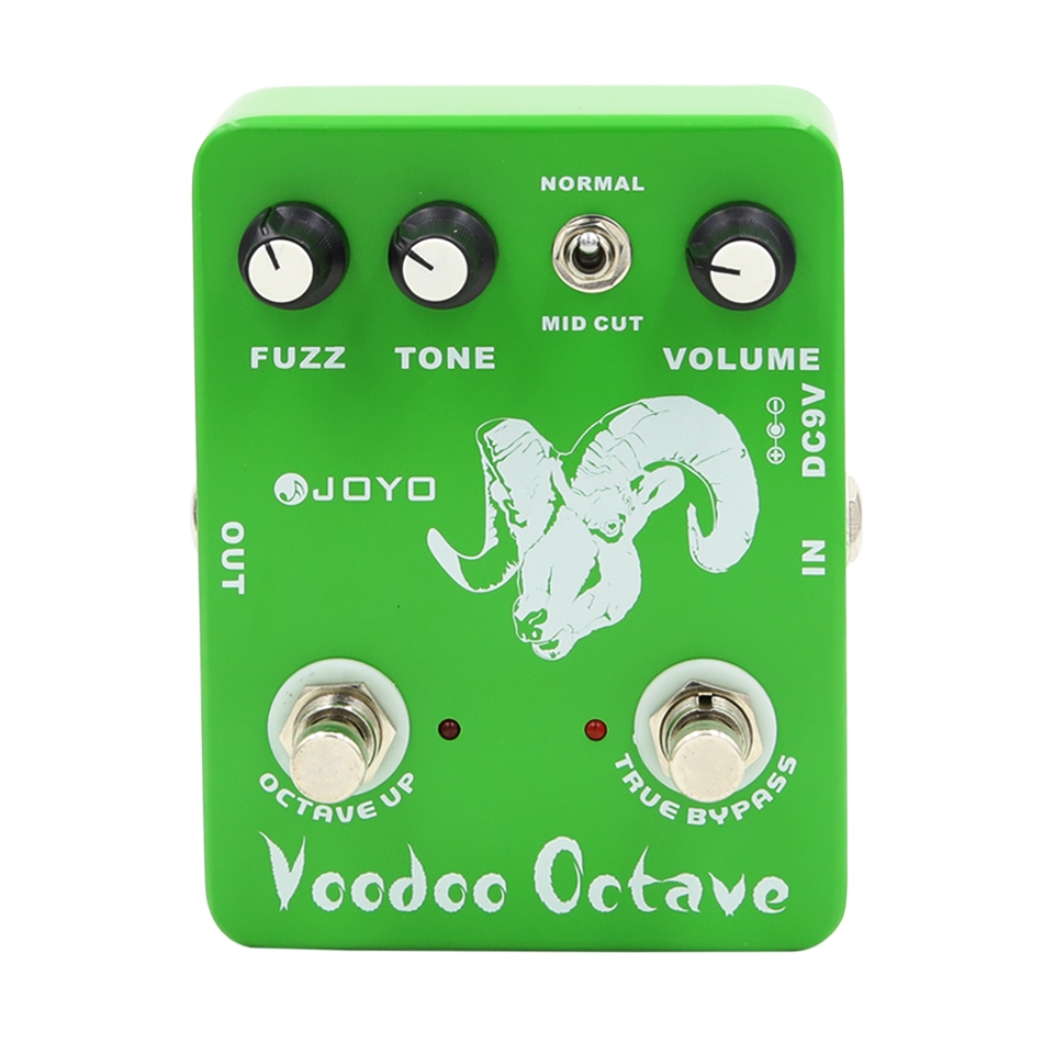 JOYO JF-12 Voodoo Octave Guitar Pedal Fuzz Effect Guitar Effect Pedal True Bypass Guitar Parts & Accessories