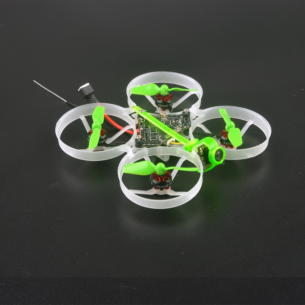 19.5g Happymodel Moblite7 75mm 1S Diamond F4 AIO 5A BB2 ESC Reciver 25/200mW VTX Whoop FPV Racing Drone BNF w/ EX0802 19000KV Unibell Motor Runcam Nano 3 800TVL Camera