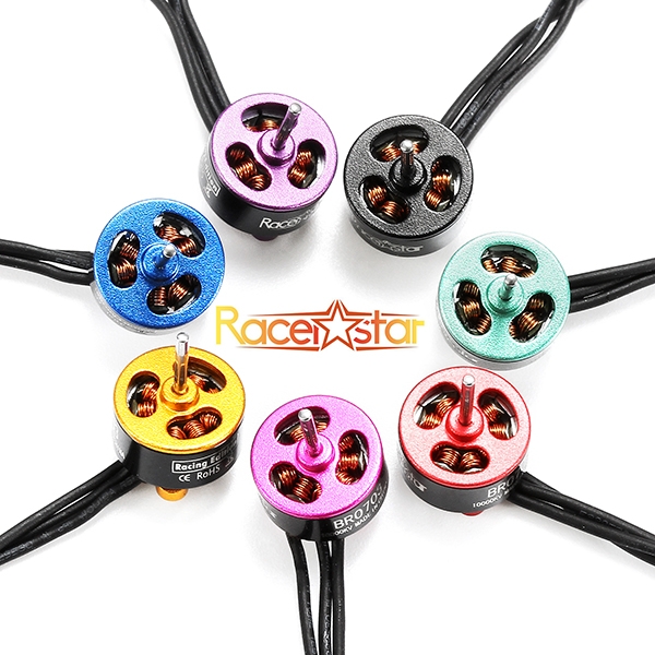 20X Racerstar Racing Edition 0703 BR0703 10000KV 1-2S Brushless Motor Gold For 60 80 100 FPV Frame