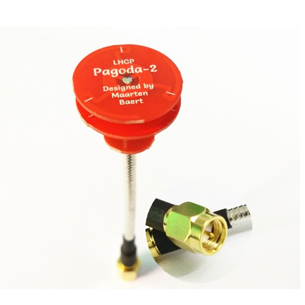 5.8 GHz Pagoda-2 Omnidirectional FPV Flat Panel Antenna LHCP/RHCP SMA Male